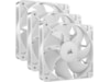 Corsair RS120 Vifte 3pk (hvit) Vifter