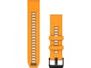 Garmin QuickFit Silikonreim 22mm (oransje/grafitt) Reim