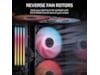 Corsair RS120-R ARGB PWM Reverse Vifte 3pk (sort) Vifter