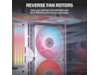 Corsair RS120-R ARGB PWM Reverse Vifte 3pk (hvit) Vifter