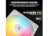 Corsair RS120-R ARGB PWM Reverse Vifte 3pk (hvit) Vifter