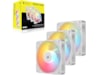 Corsair RS120-R ARGB PWM Reverse Vifte 3pk (hvit) Vifter