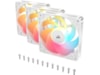Corsair RS120-R ARGB PWM Reverse Vifte 3pk (hvit) Vifter