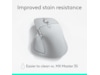 Logitech MX Master 4 Trådløs Ergonomisk Mus (lysegrå) Mus