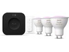 Philips Hue WCA Startpakke (3x GU10 + Dimmer + Bridge Pro) Lyspærer & LED-pærer