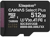 Kingston microSDXC Canvas Select Plus 512GB Minnekort til foto & video