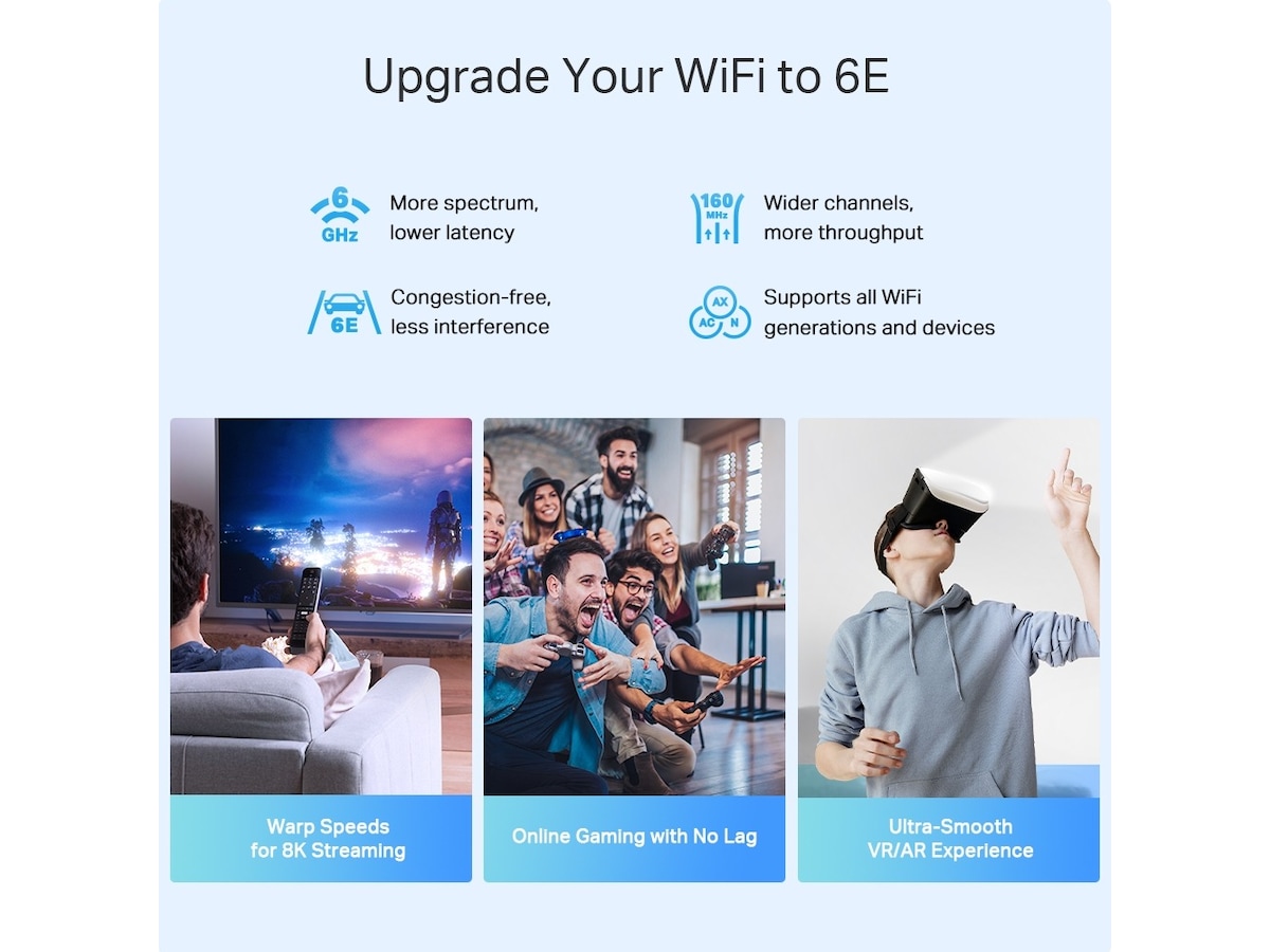 TP-Link Deco XE75 Pro 3-pack Mesh Routere