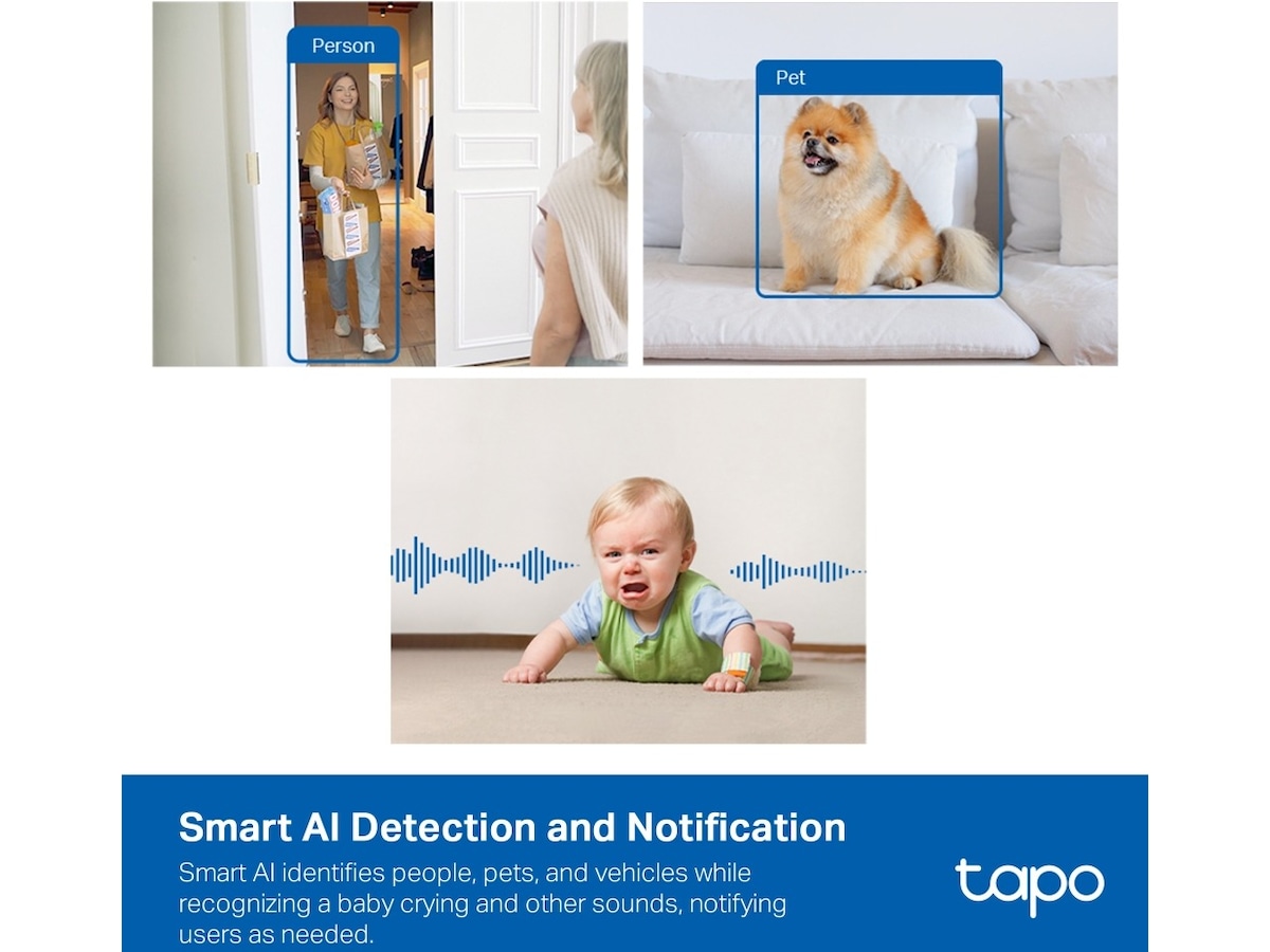 TP-Link Tapo C125 innendørs overvåkningskamera Overvåkningskameraer