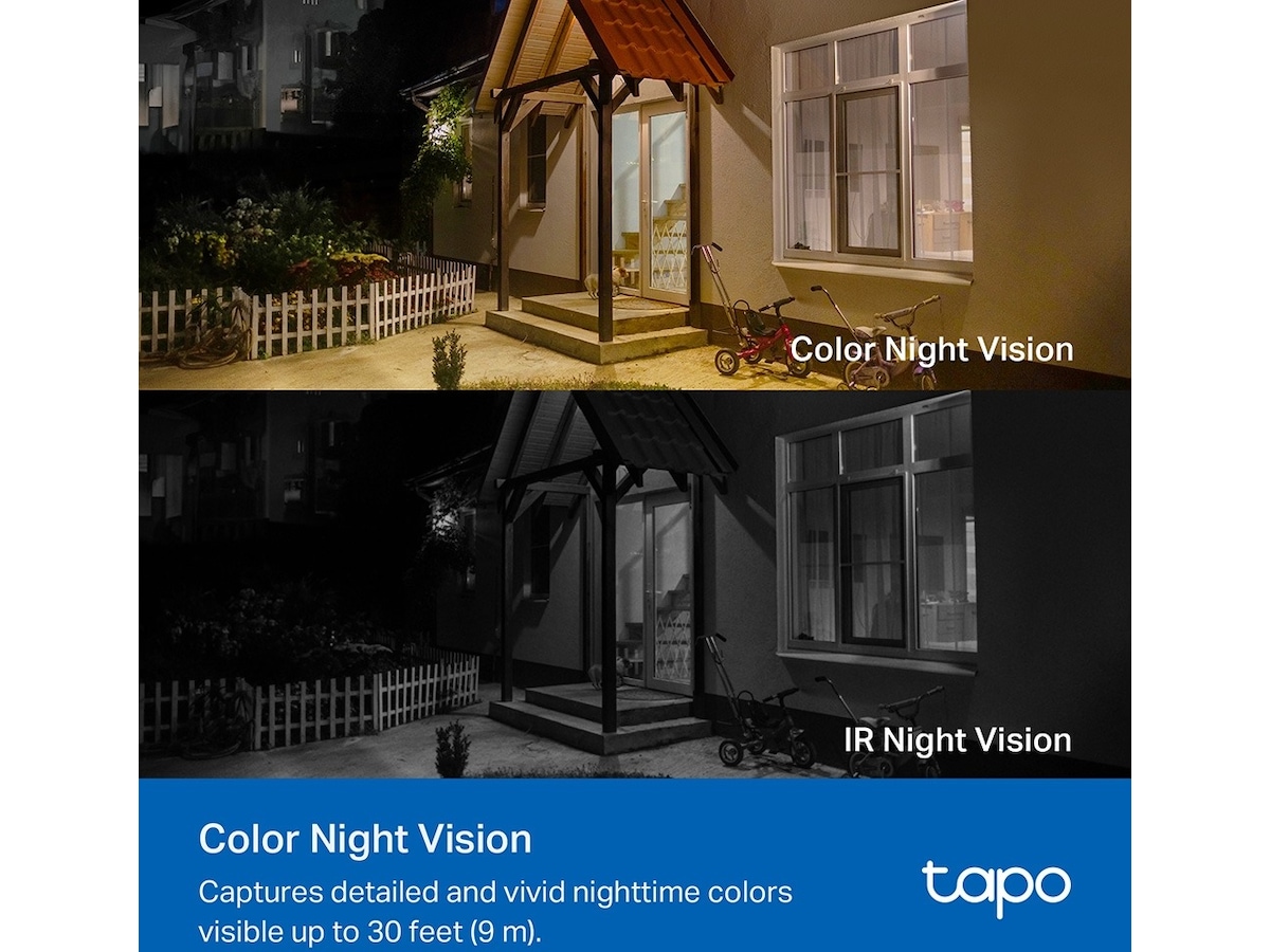TP-Link Tapo C410 utendørs overvåkningskamera 4-pack Overvåkningskameraer