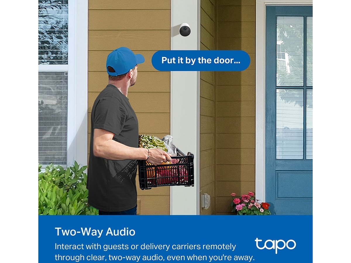 TP-Link Tapo C410 utendørs overvåkningskamera 4-pack Overvåkningskameraer