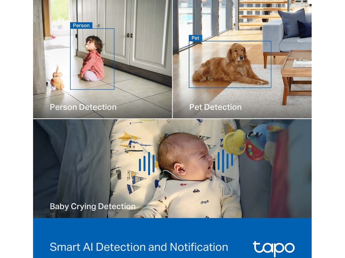 TP Link Tapo C260 4K innendørs overvåkningskamera Overvåkningskameraer