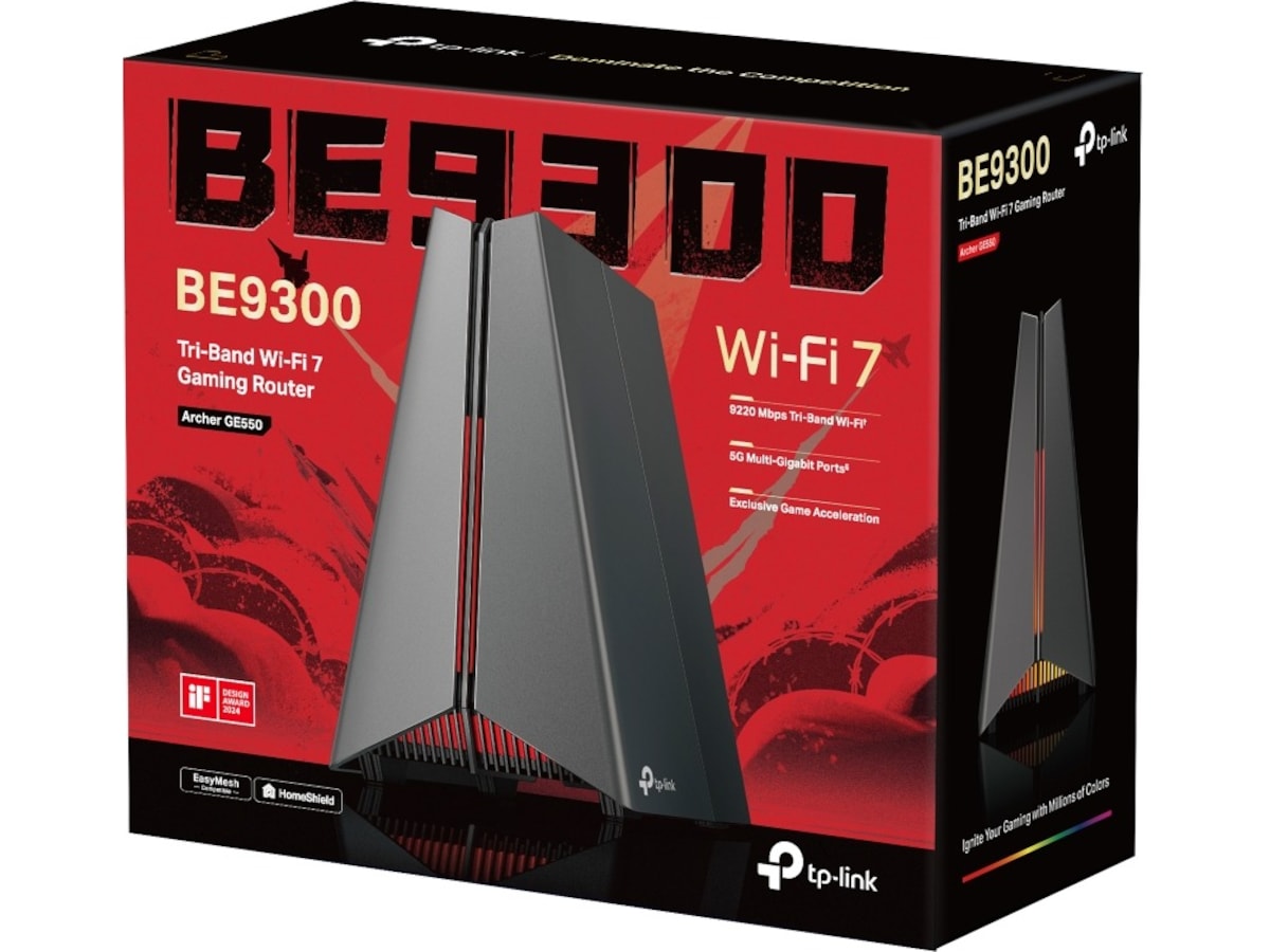 TP-Link Archer GE550 WiFi 7 gaming router -B-Grade Demo nettverk