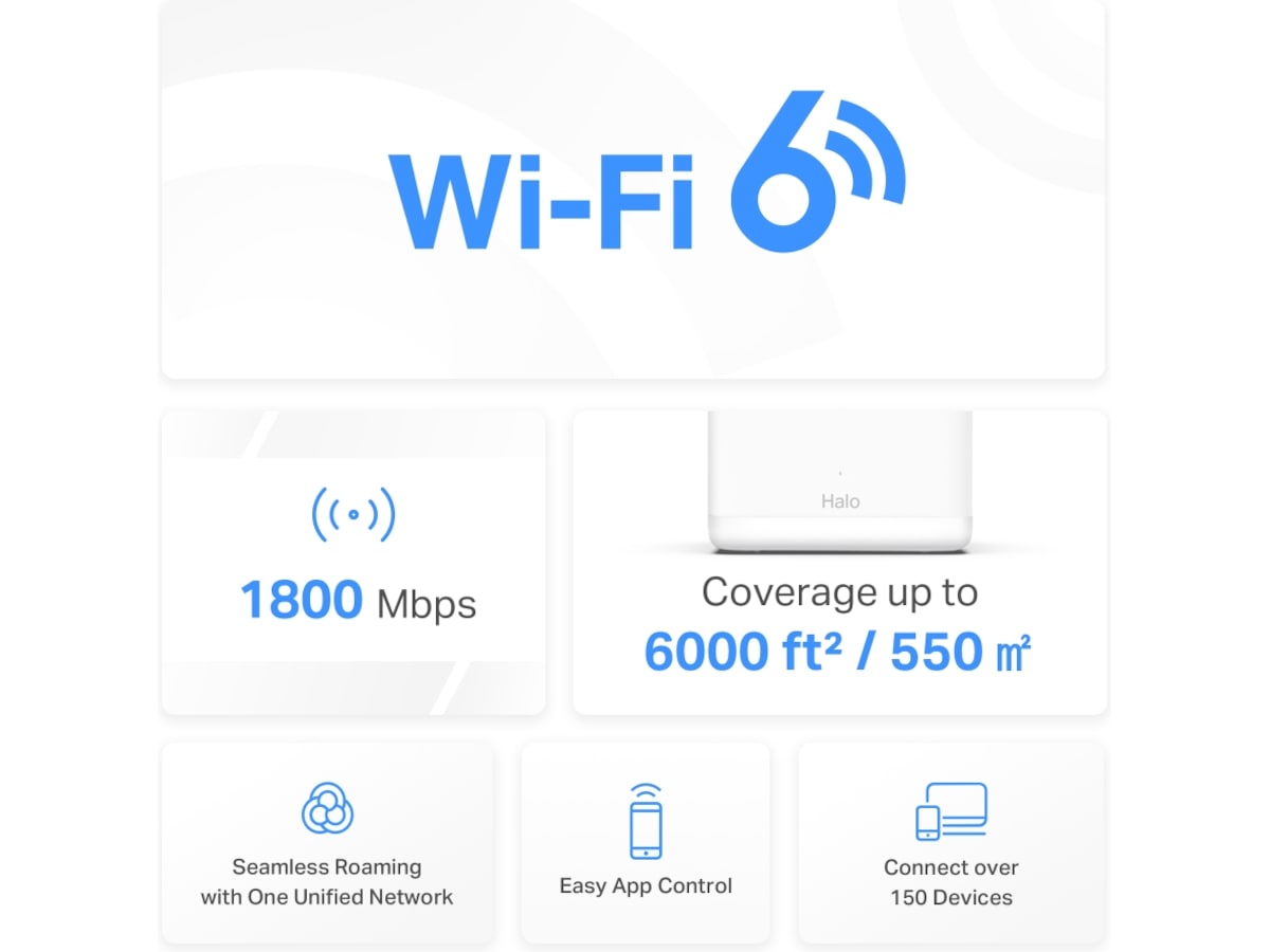 Mercusys Halo H60X Mesh 3-pack Routere