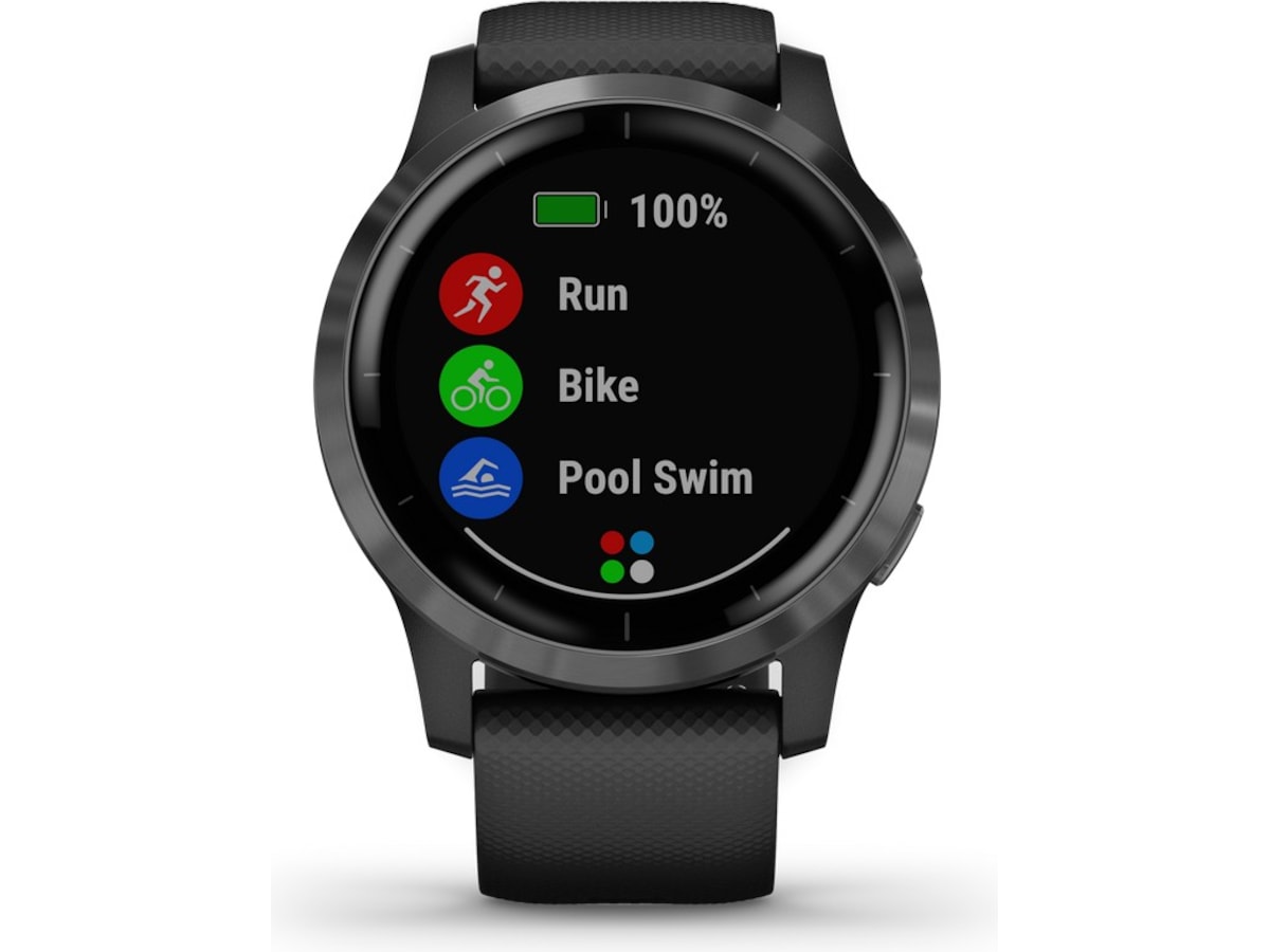 Garmin Vivoactive 4 GPS sportsklokke 45mm - sort  -B-Grade Demo klokker