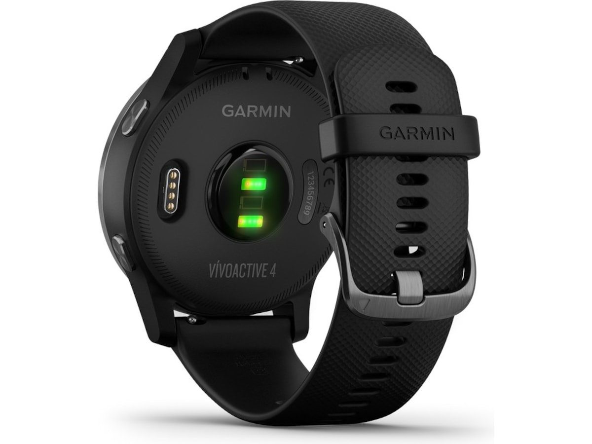 Garmin Vivoactive 4 GPS sportsklokke 45mm - sort  -B-Grade Demo klokker