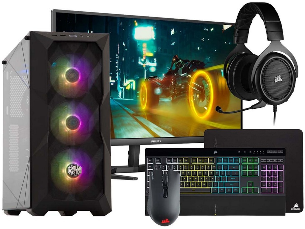 KomplettPC a166 Epic Gaming Pack GamingPC stasjonær Komplett.no