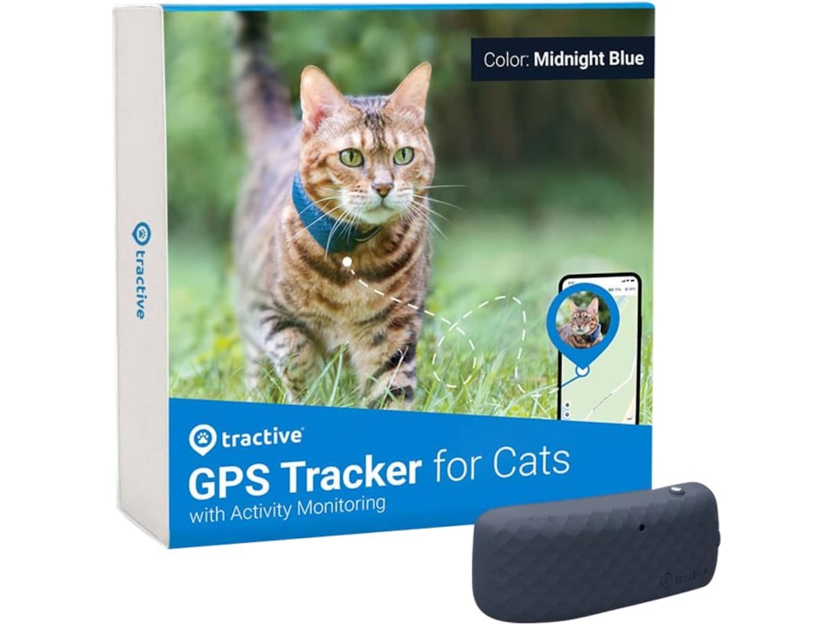 Tractive GPS Cat 4 GPS sporing for katt (blå) GPS og sporing