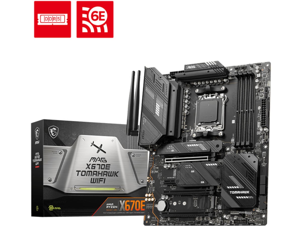 MSI MAG X670E Tomahawk WiFi Hovedkort -B-Grade Demo hovedkort