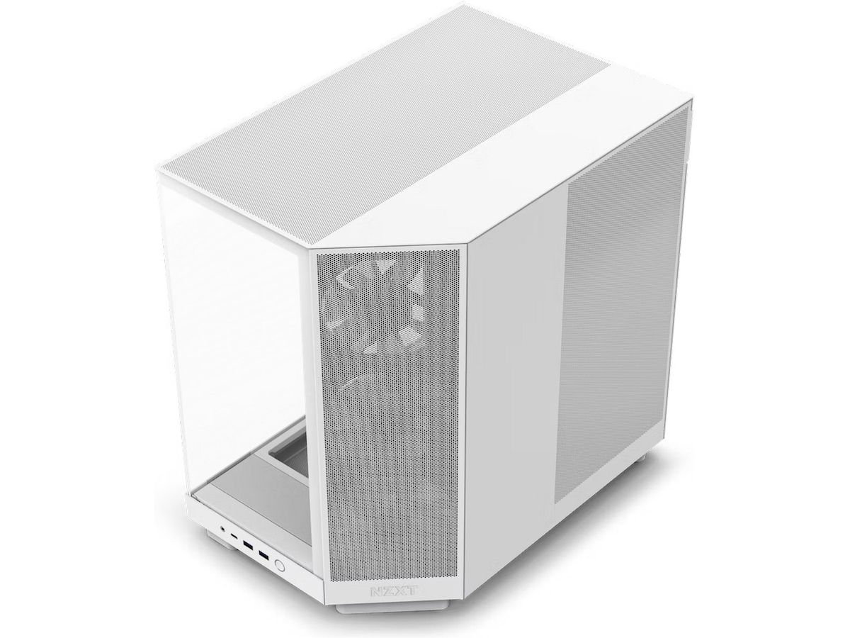 NZXT H6 Flow Case Dual Chamber Mid Tower RGB (hvit) -B-Grade Demo annet i datautstyr