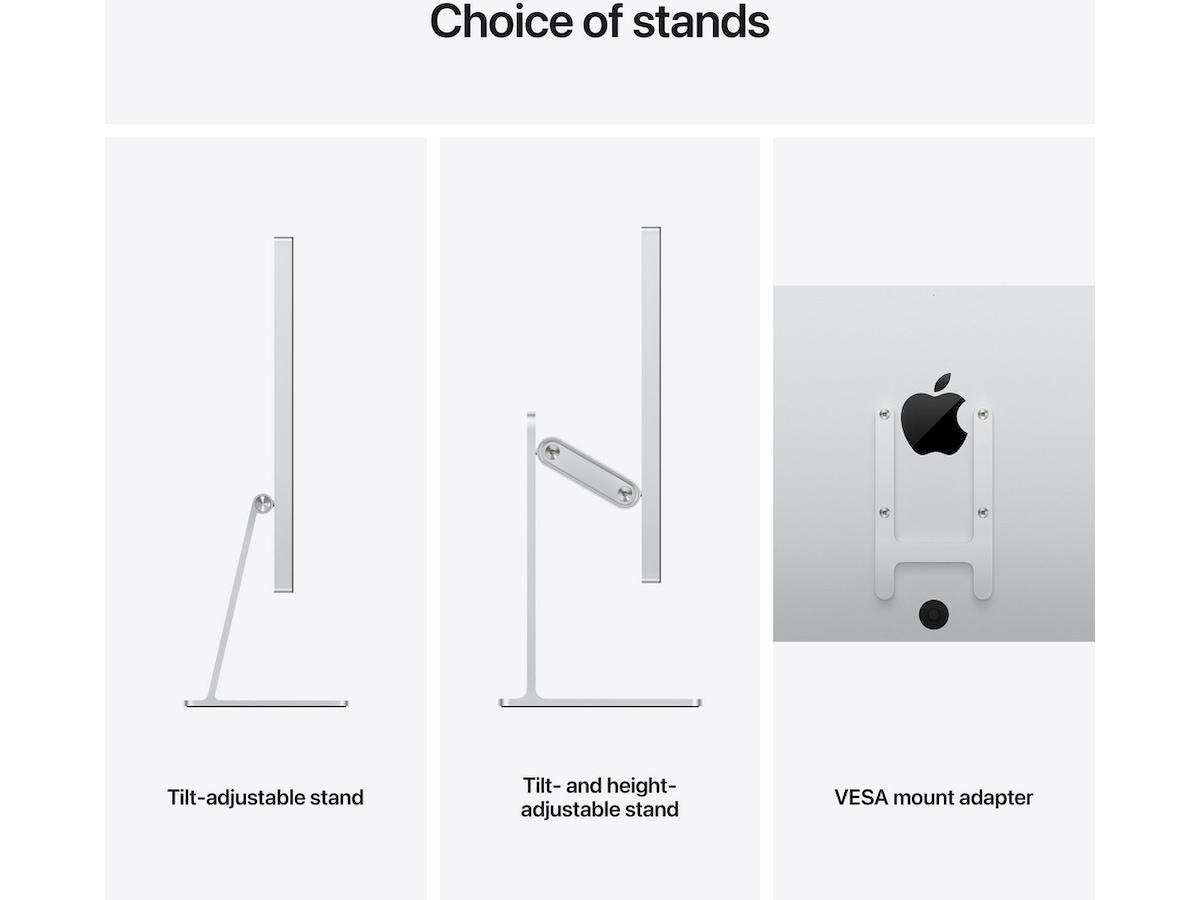 Apple Studio Display (2025) Standard Glass - stativ med vinkeljustering Skjermer