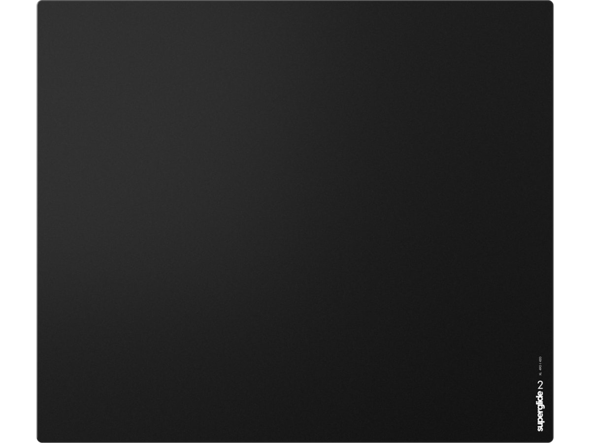 Pulsar Superglide Glass Musematte XL (sort) Gamingmusematte