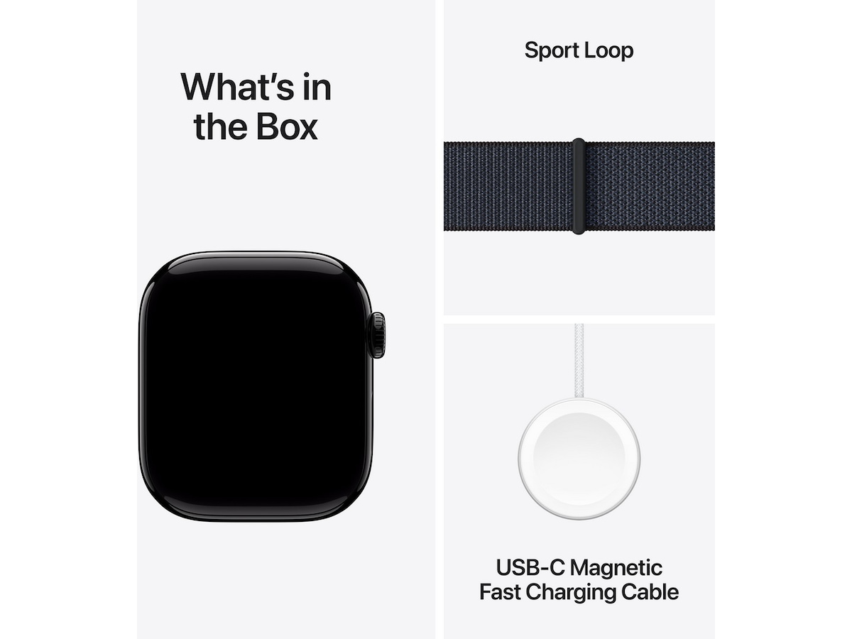 Apple Watch Series 10 GPS 42mm Aluminium (gagatsvart) -B-Grade Demo klokker