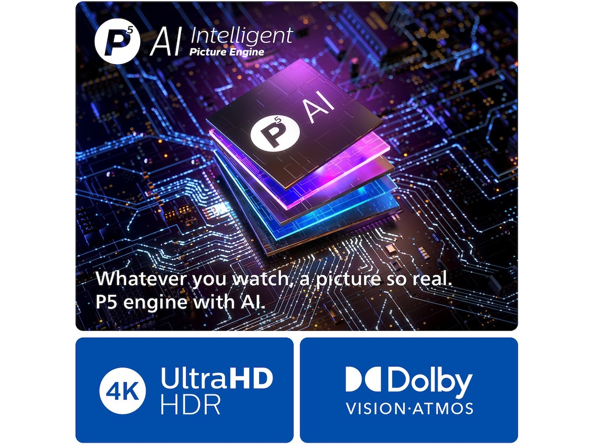 Philips 77" 4K UHD OLED+ Smart TV Ambilight 77OLED909 70 - 79 tommer TV