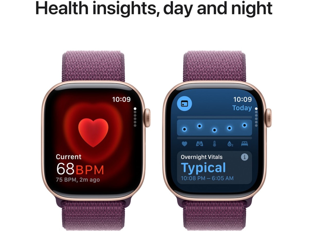 Apple Watch Series 10 46mm GPS + LTE Aluminium (rosegull) -B-Grade Demo klokker