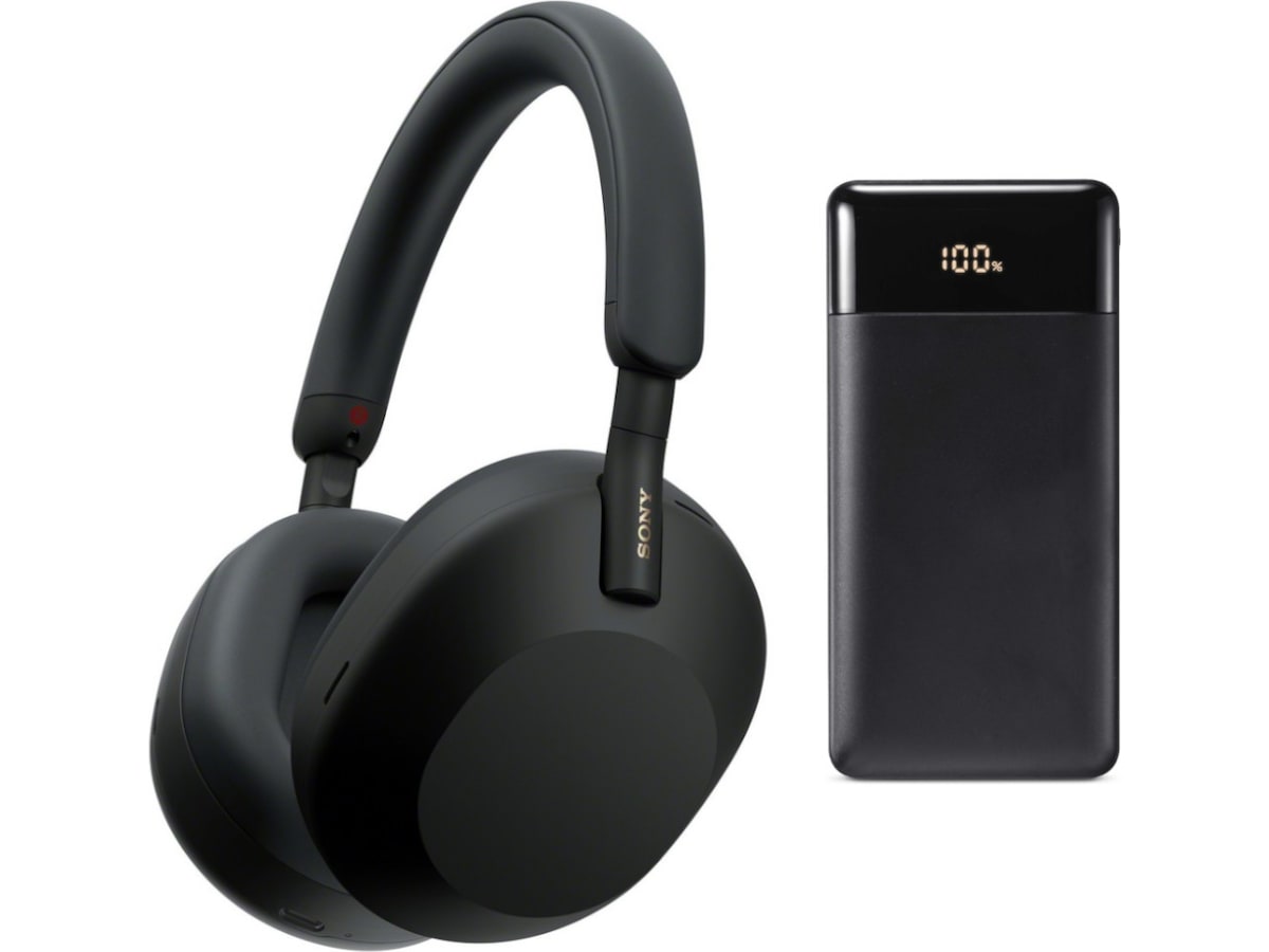 Sony WH-1000XM5 trådløse hodetelefoner, Over-Ear (sort) Hodetelefoner