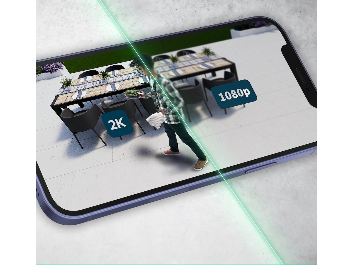 Arlo Essential 2 XL 2K Outdoor overvåkningskamera (hvit) 2pk -B-Grade Demo hjem & fritid