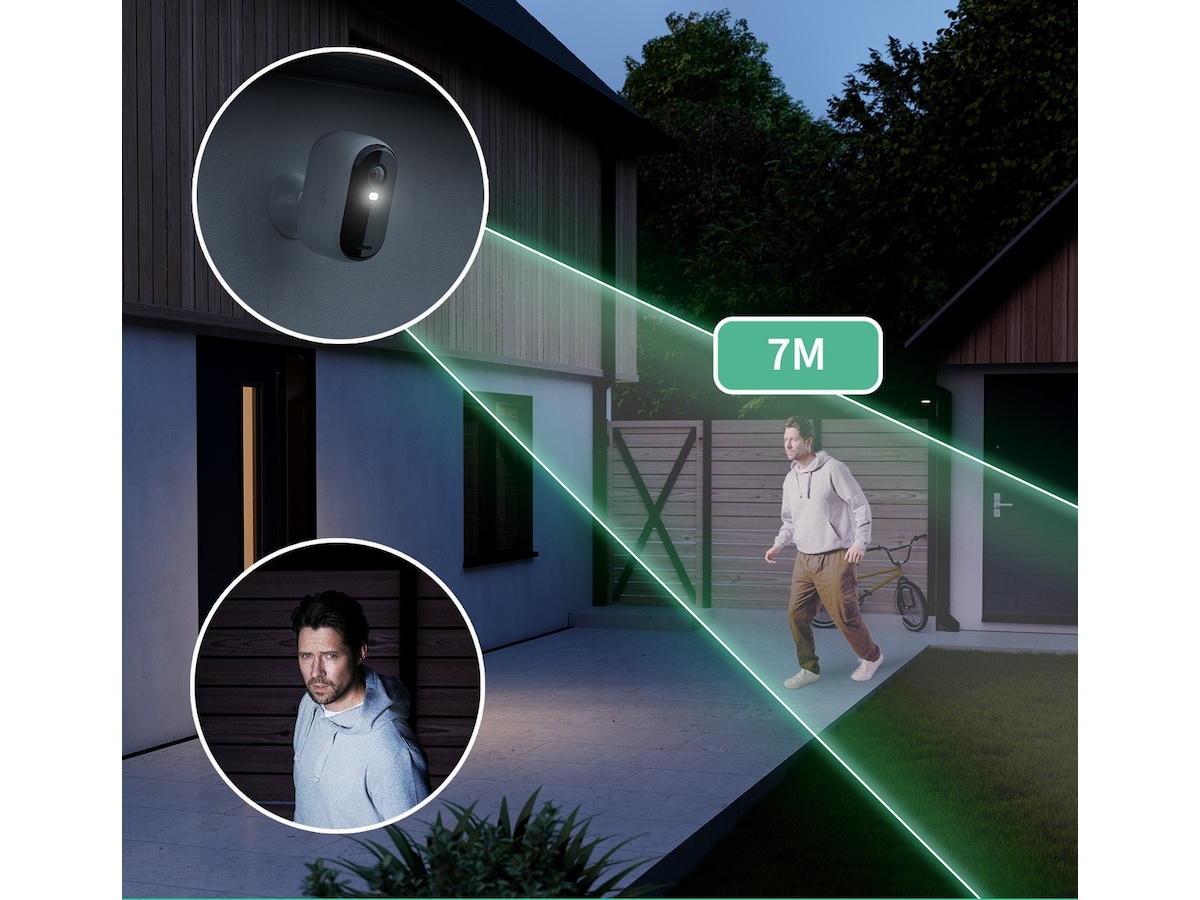 Arlo Essential 2 XL 2K Outdoor overvåkningskamera (hvit) 2pk -B-Grade Demo hjem & fritid