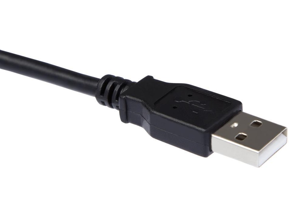 USB-A til USB Micro-B kabel 0,5m (sort) USB-kabler