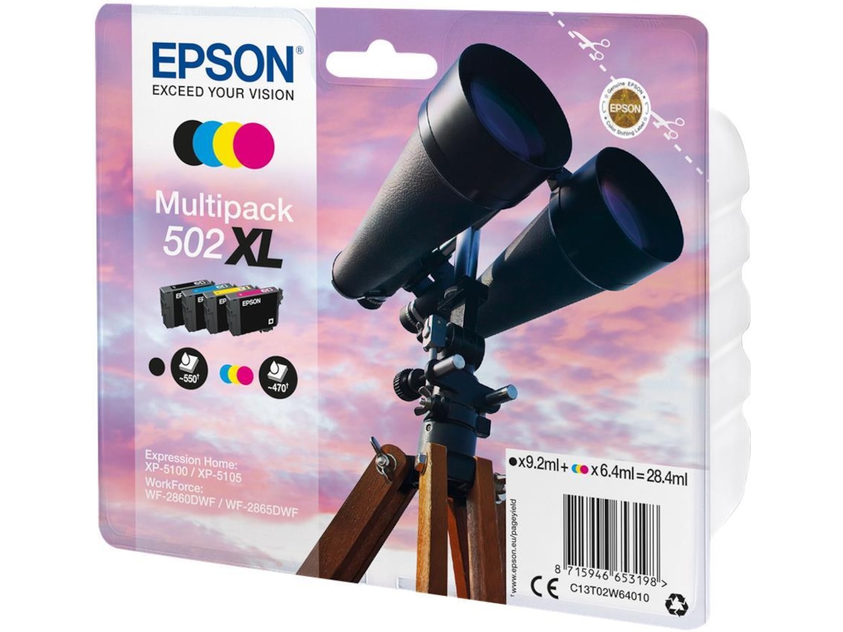 Epson Blekk 502XL Multipack Blekkpatroner