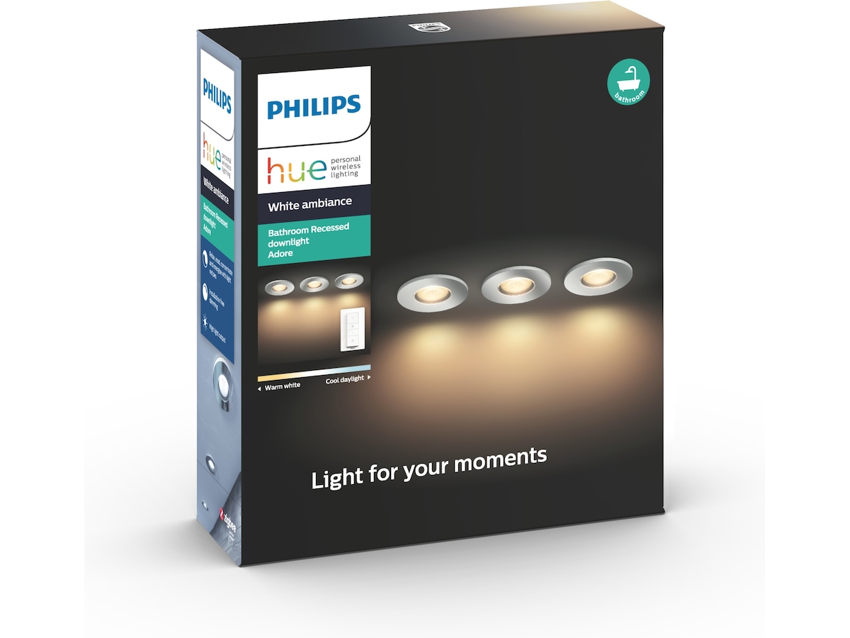 Philips Hue Ambiance baderom - Lamper - Komplett.no