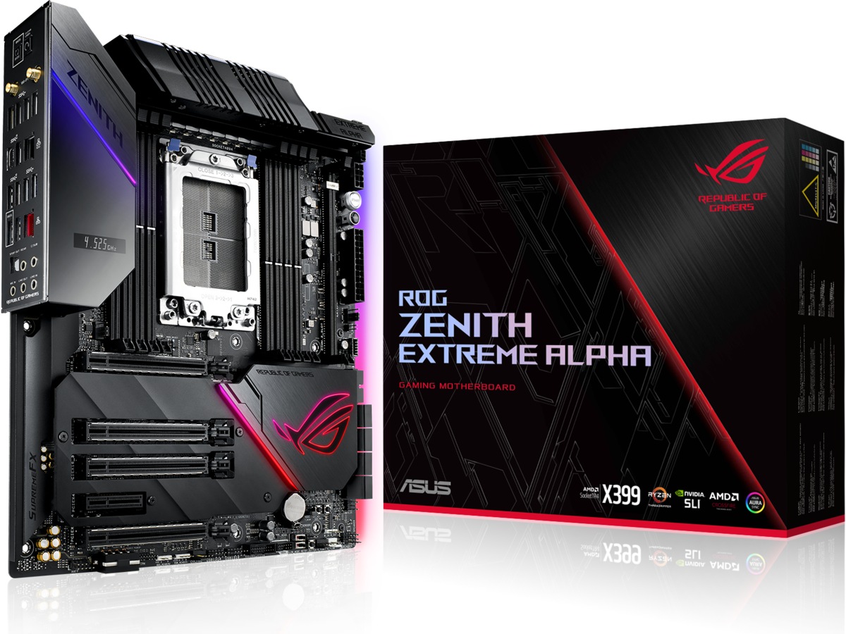 ASUS ROG ZENITH EXTREME ALPHA Socket TR4 Demo Komplett no