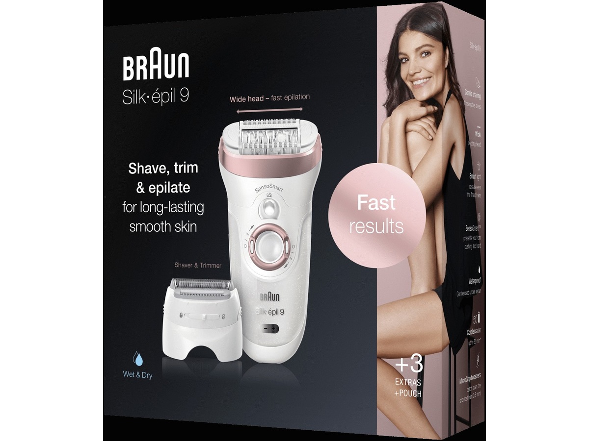 Braun Silképil 9 9720 Epilator Epilator Komplett.no