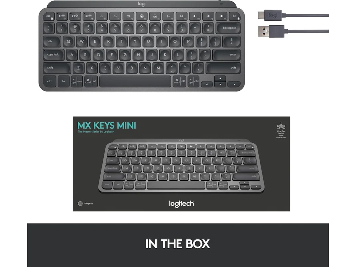 Logitech MX Keys Mini for Business - Graphite Tastatur