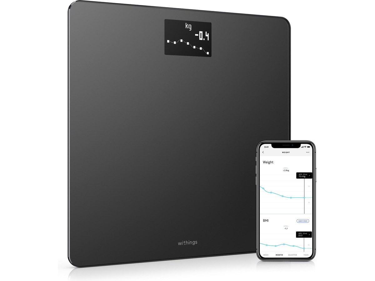 Withings Body Smart personvekt (sort) Badevekt Komplett.no