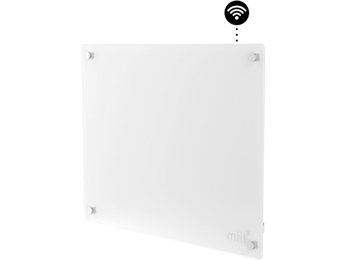 Mill Glass WiFi Gen 3 panelovn 400W  (hvit) Panelovner