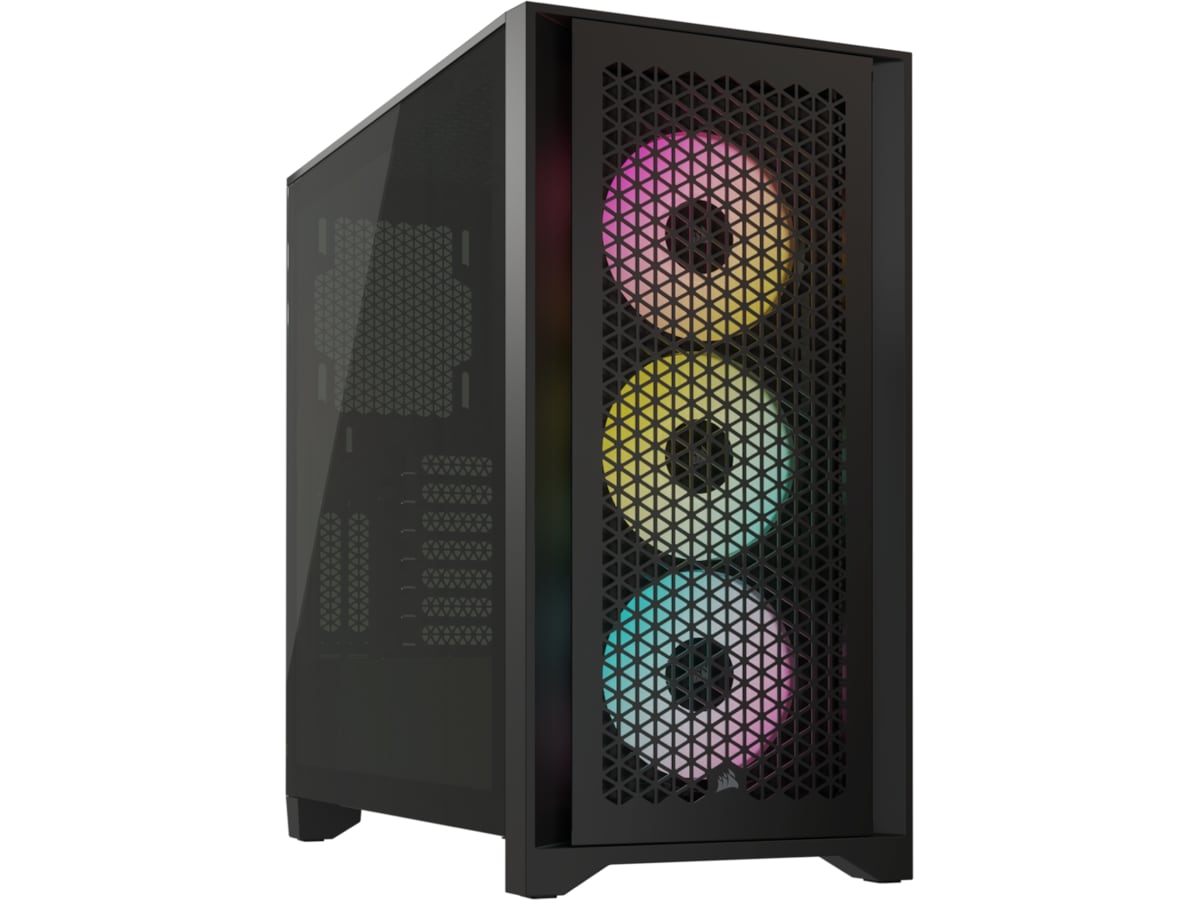 Corsair iCUE 4000D RGB Airflow Mid-Tower (sort) Midi tower