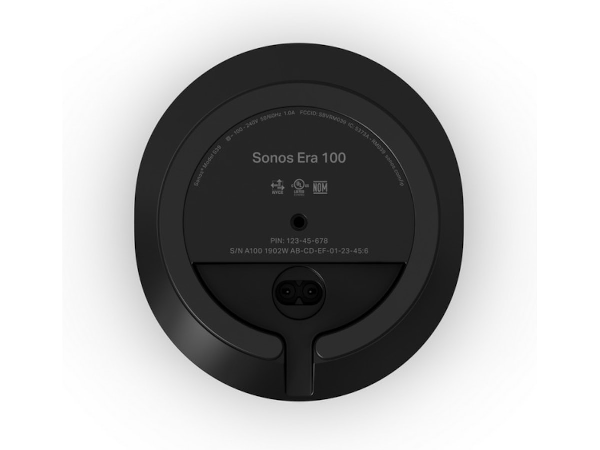 Sonos Era 100 Trådløs Høyttaler (sort) Høyttalere