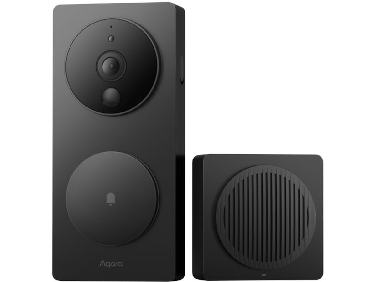 Aqara Smart Video Doorbell G4 Ringeklokke (sort) Ringeklokker