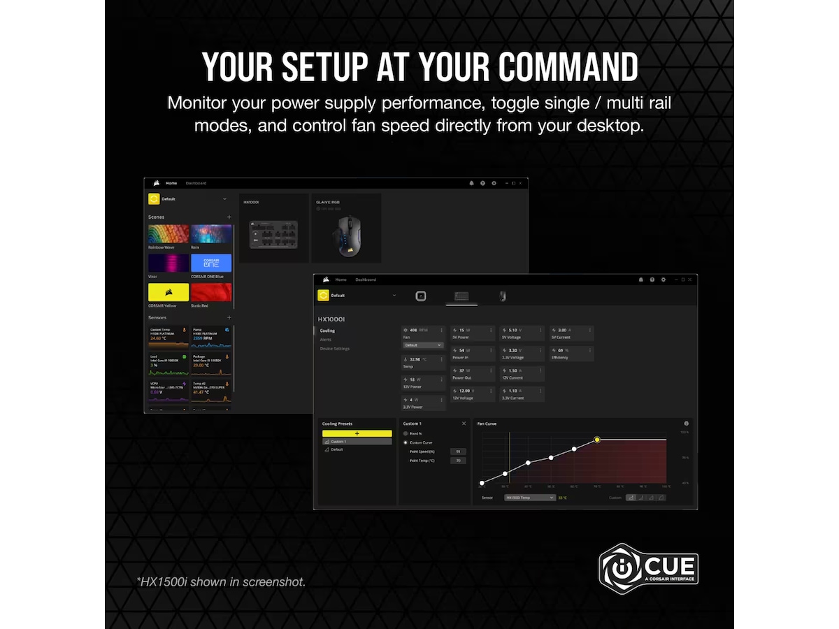 Corsair HXi Series HX1000i 1000W PSU Enheter