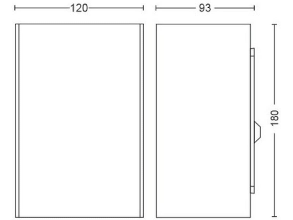Philips Hue Resonate WACA Vegglampe 2x8 (sort) Vegglampe