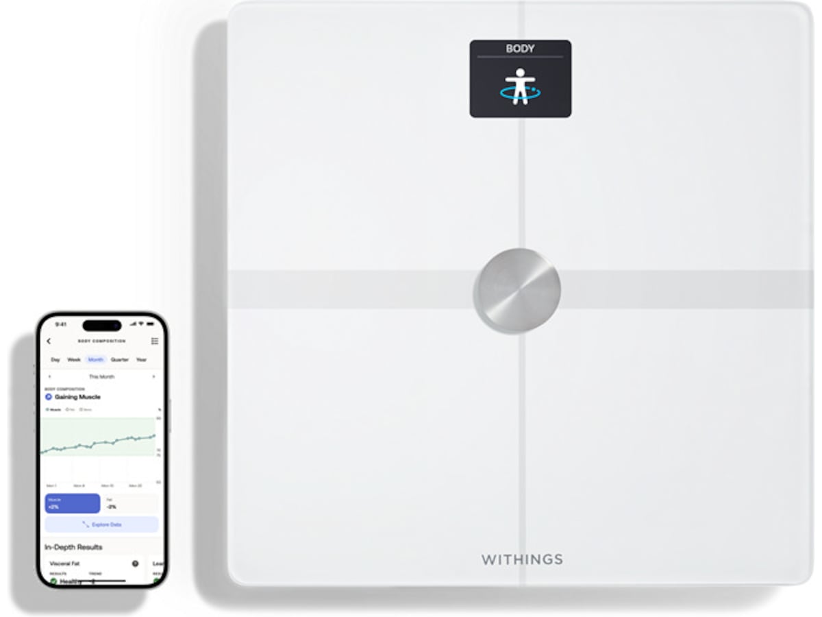 Withings Body Smart Wi-Fi badevekt (hvit) Badevekt