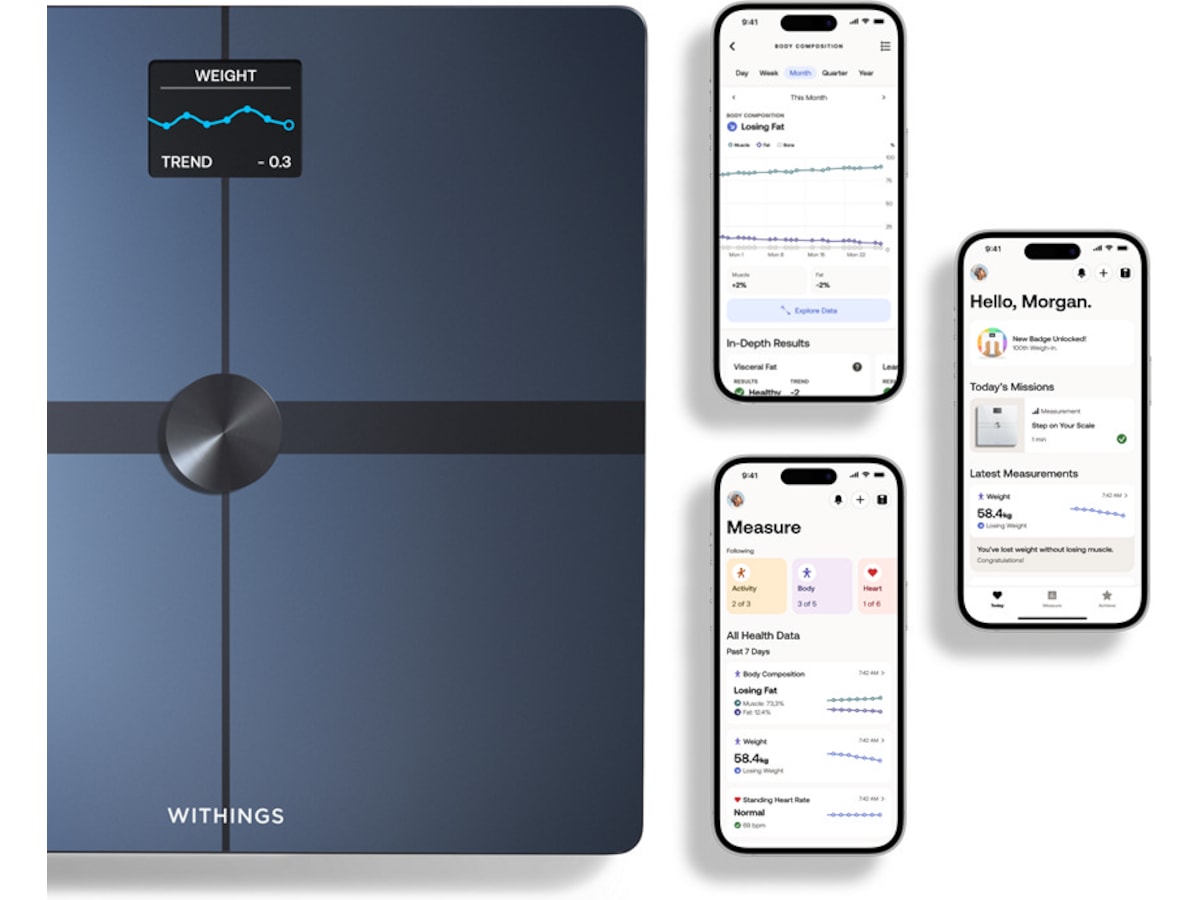 Withings Body Smart Wi-Fi badevekt (sort) Badevekt