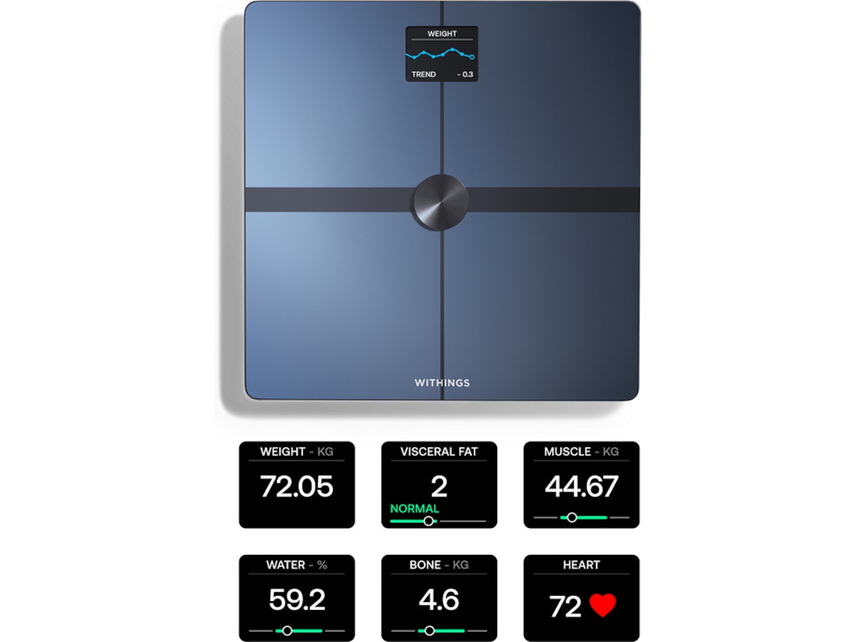 Withings Body Smart Wi-Fi badevekt (sort) Badevekt