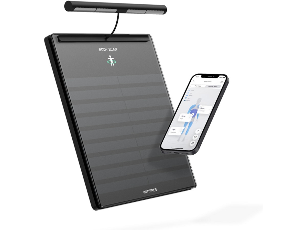 Withings Body Scan smart badevekt (sort) Badevekt