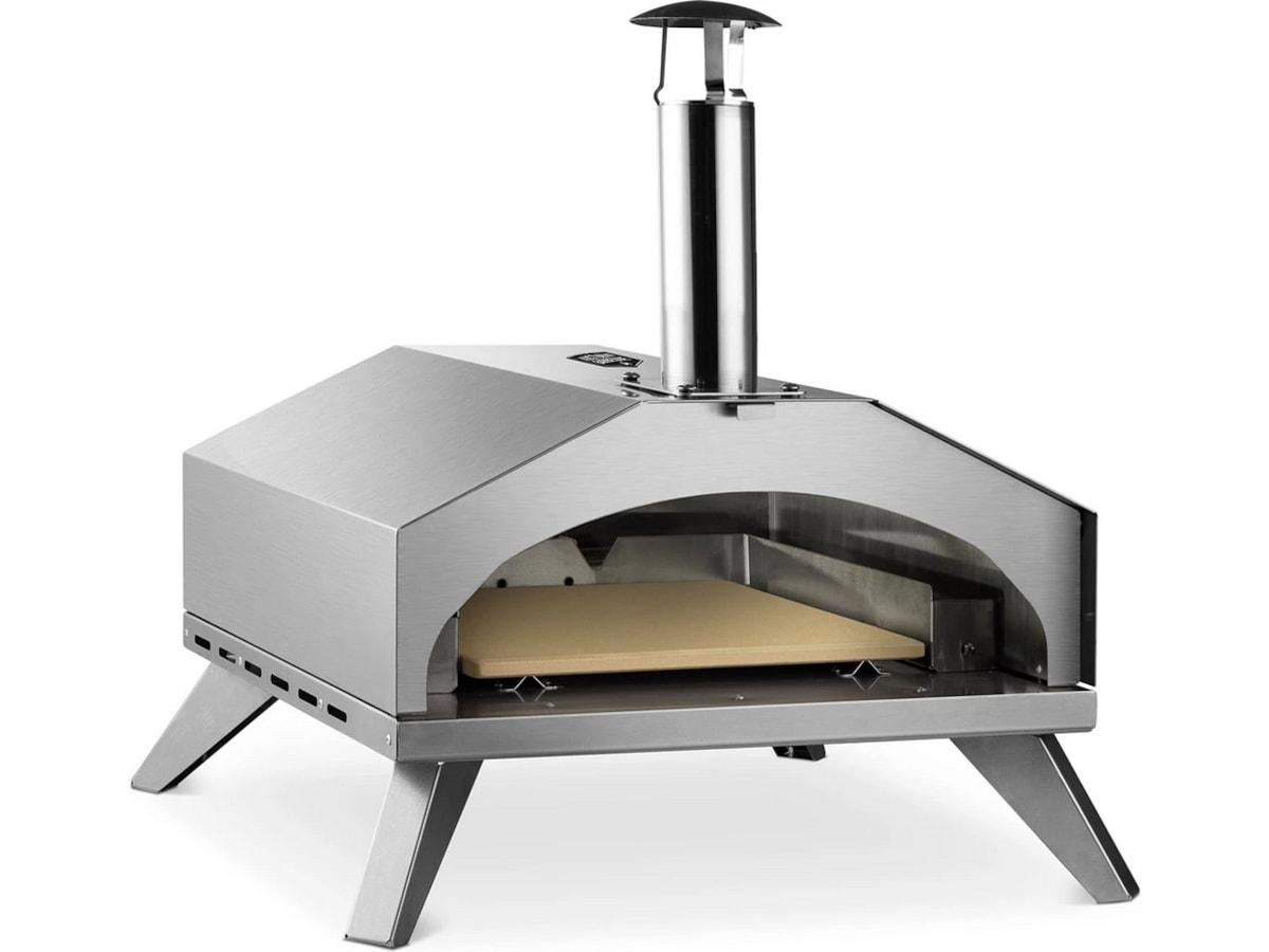 Austin and Barbeque AABQ 12" Gassdrevet pizzaovn (rustfritt stål) Pizzaovner