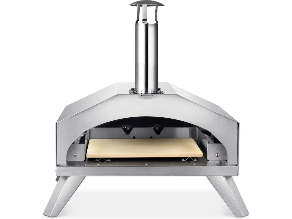 Austin and Barbeque AABQ 12" Gassdrevet pizzaovn (rustfritt stål) Pizzaovner